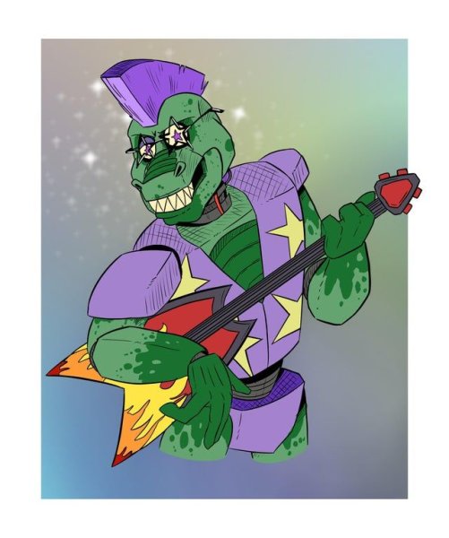 Glam Rock Монти ФНАФ