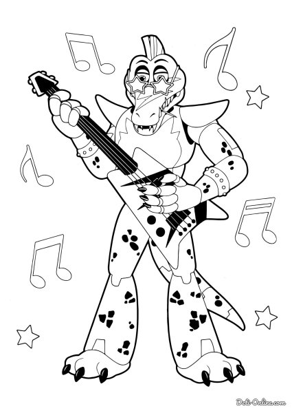 Монти раскраска