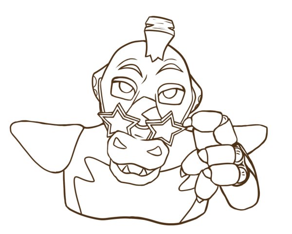 Монти ФНАФ раскраска