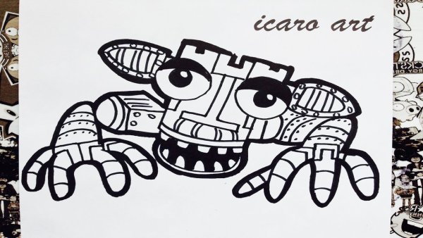 Раскраска ФНАФ 3