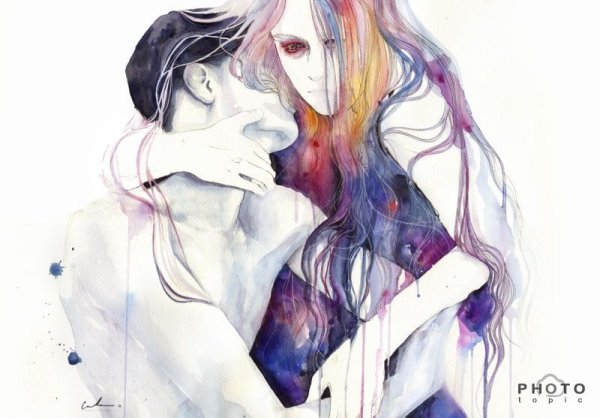 Чувства акварель