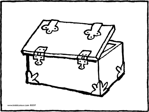 Шкатулка раскраска