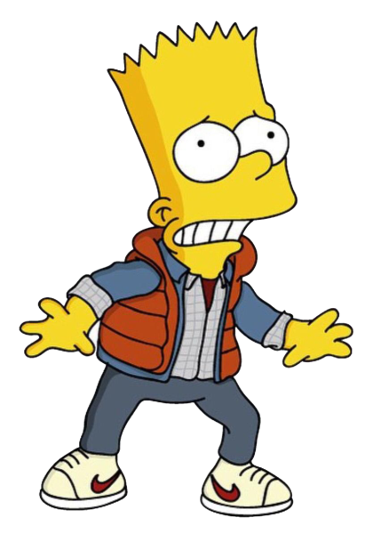 Барт симпсон для рисования