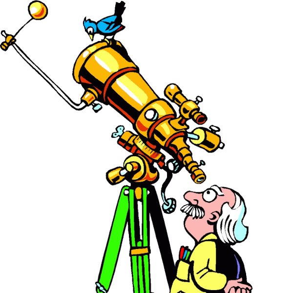 Астроном мультяшный