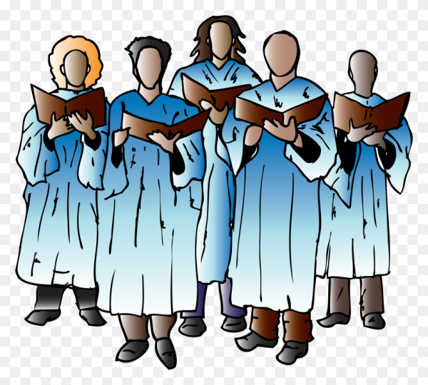 Хор на прозрачном фоне