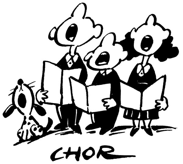 Хор рисунок