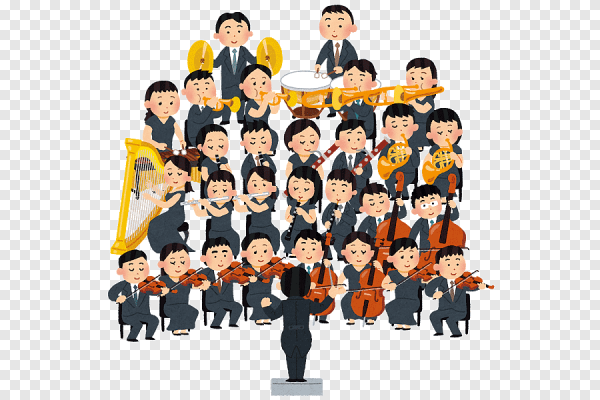 Нарисовать оркестр