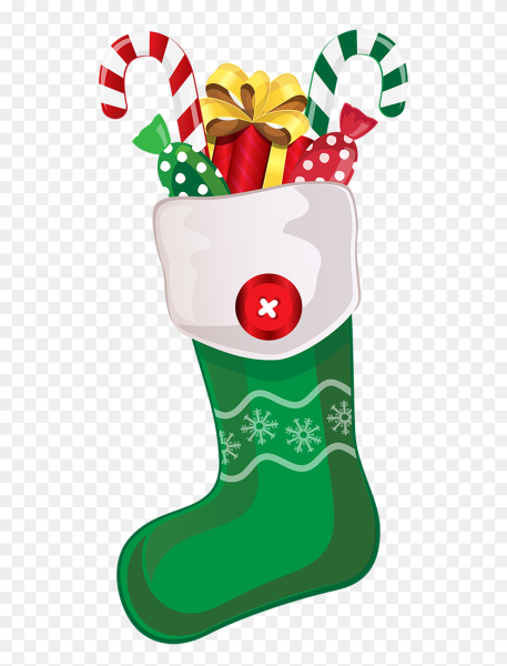 Новогодние носки печать