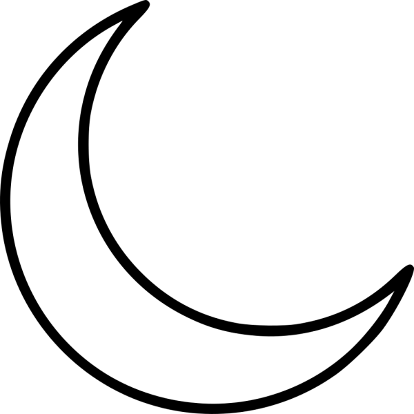 Полумесяц с узором