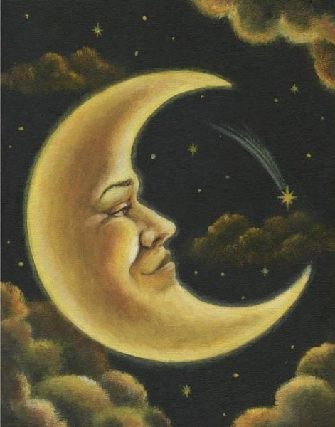 Месяц иллюстрация