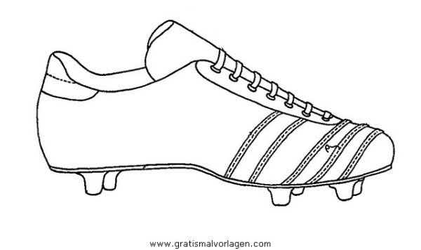 Раскраска бутсы адидас