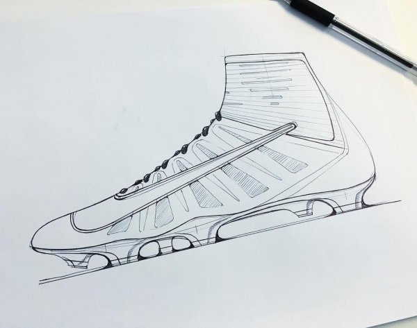 Футбольные бутсы найк раскраска