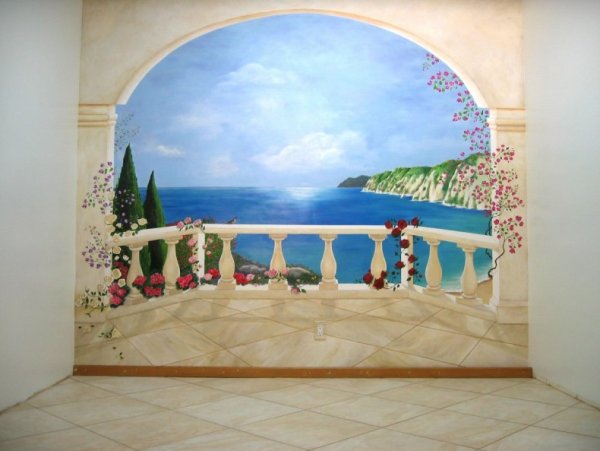 Декоративная роспись стен