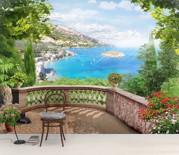 Фреска вид с балкона