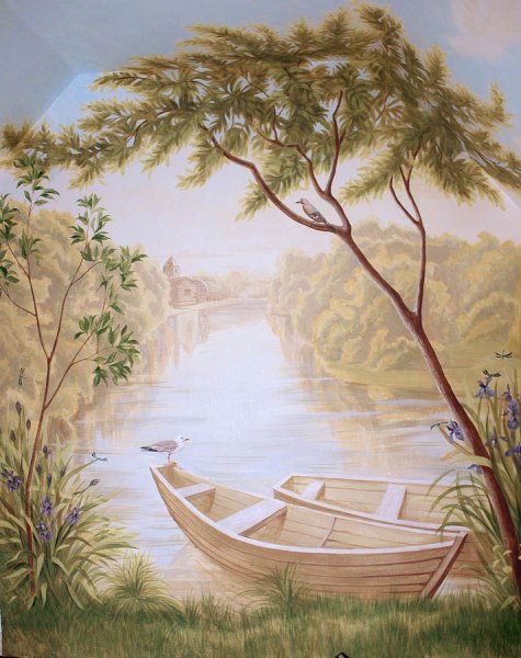 Роспись стен природа