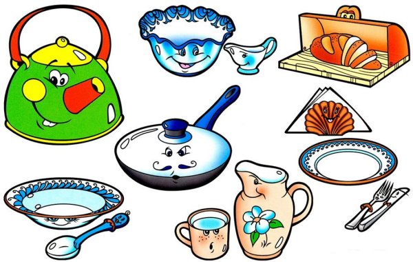 Кухонная посуда для детского сада