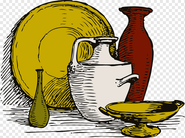 Натюрморт из предметов посуды