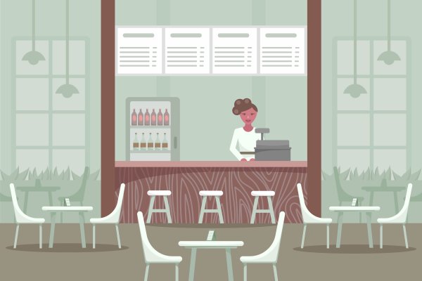 Столовая вектор