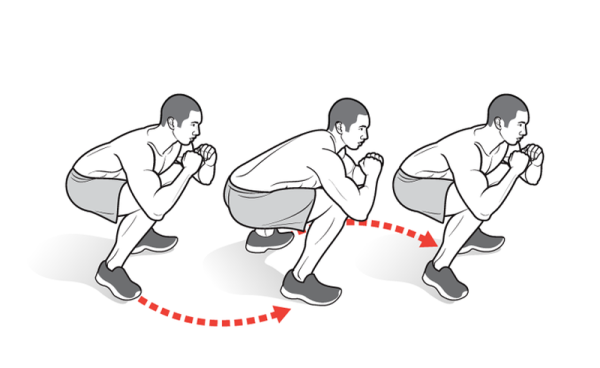 Гусиный шаг упражнение