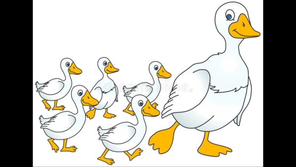 Гусята мультяшные