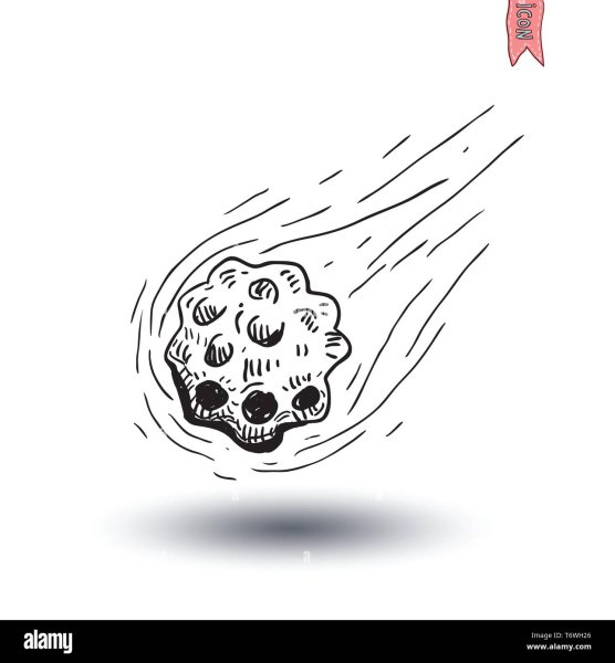 Метеорит рисовать