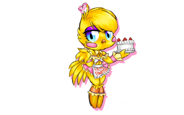 Срисовки ФНАФ той чика