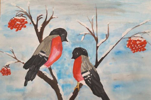 Рисунок на тему пернатые братцы