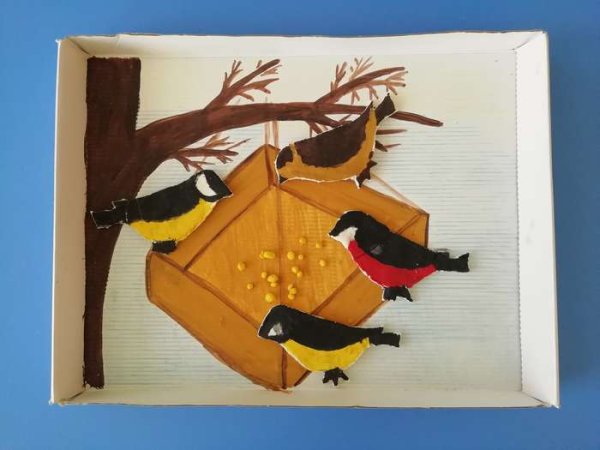 Мои пернатые друзья рисунки