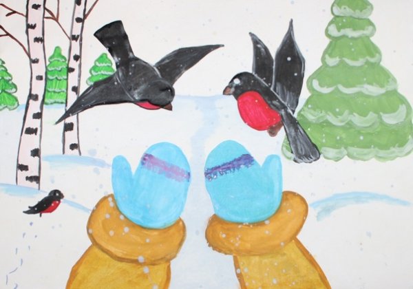 Конкурс встречаем пернатых друзей