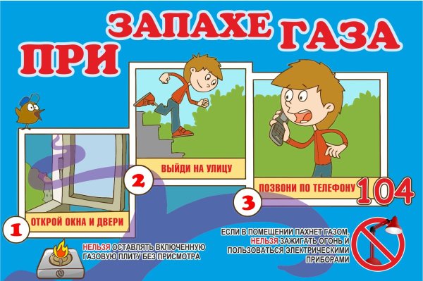 Безопасное пользование газом в быту для детей
