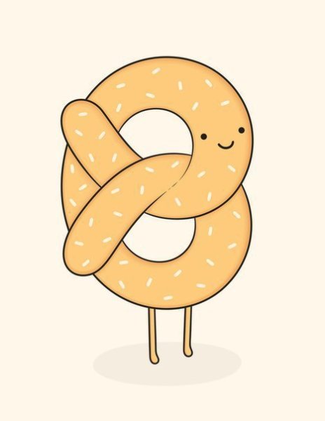 Крендель мультяшный