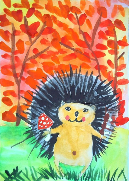 Рисунок на тему осенняя сказка