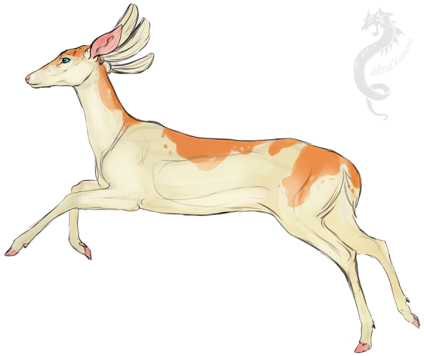 Лань иллюстрация