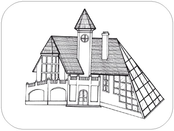 Нарисовать дом будущего