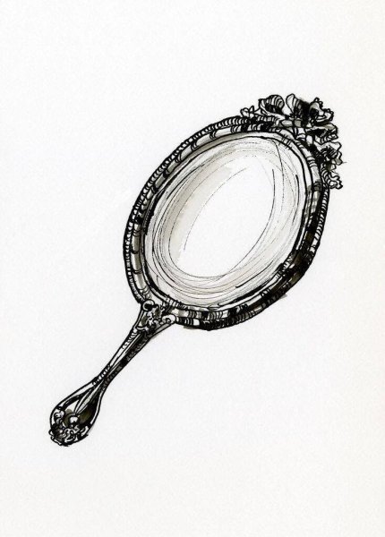 Зеркало нарисованное