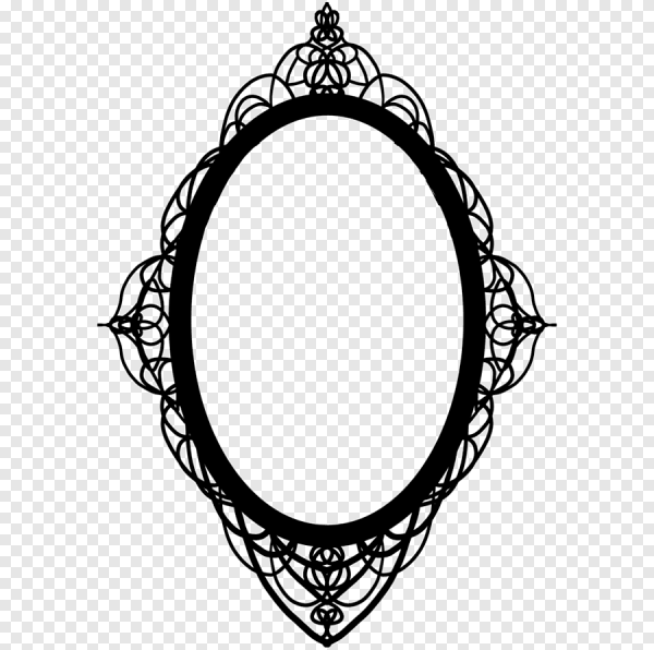 Овальная рамка