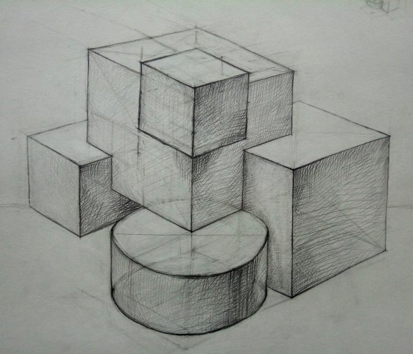 Композиция из геометрических тел МАРХИ