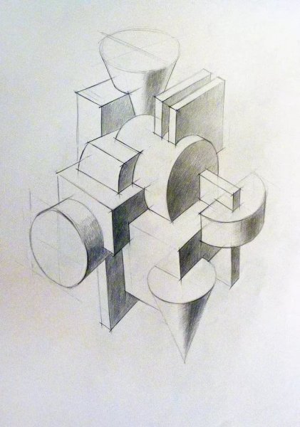 Композиция из геометрических тел