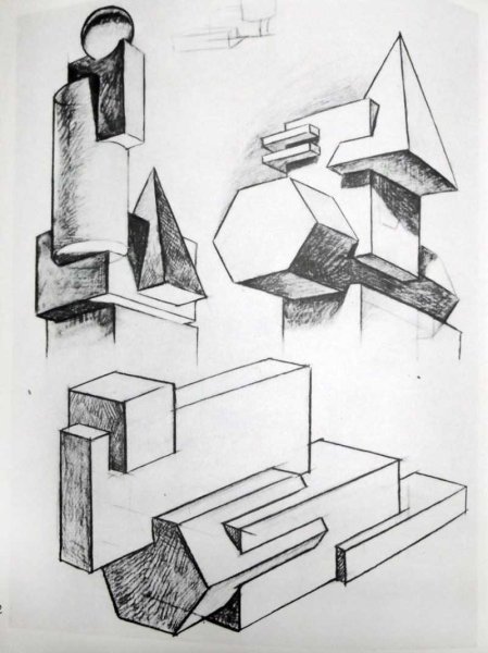 Объемная композиция рисунок