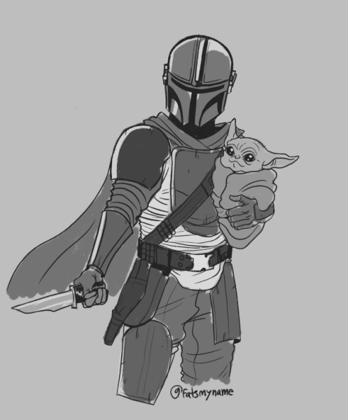 Мандалорец и Беби йода