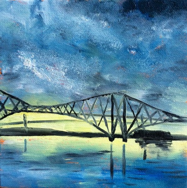 Мост красками