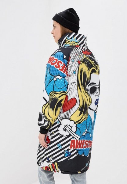 Пуховик комикс