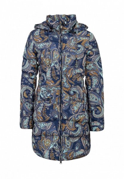Пуховик женский Баон пейсли