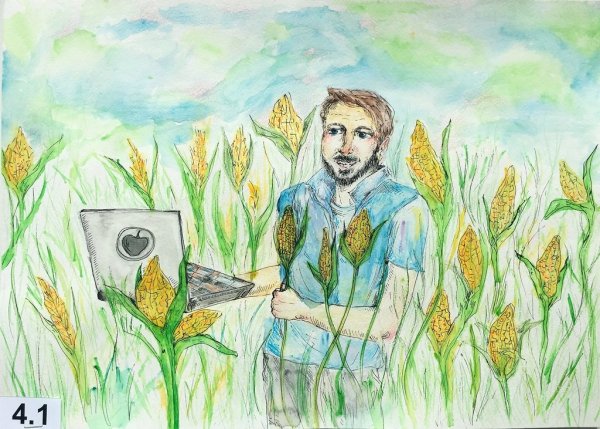 Рисунок на тему профессия эколог