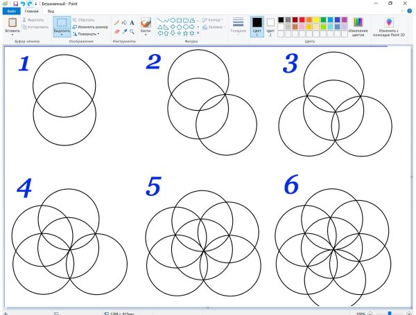 Фигуры в паинте