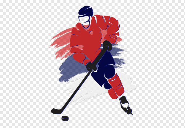 НХЛ силуэт хоккеиста