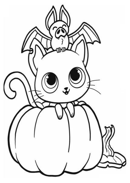 Раскраска Хэллоуин
