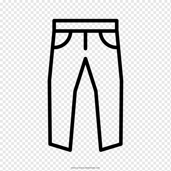 Штаны раскраска для малышей