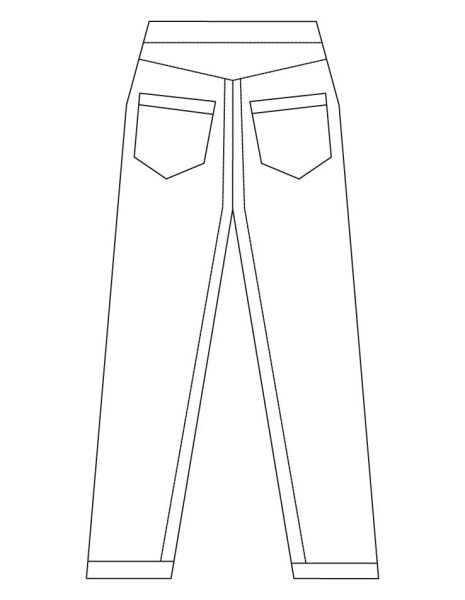 Брюки для раскрашивания в детском саду