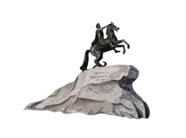 Медный всадник в Санкт-Петербурге